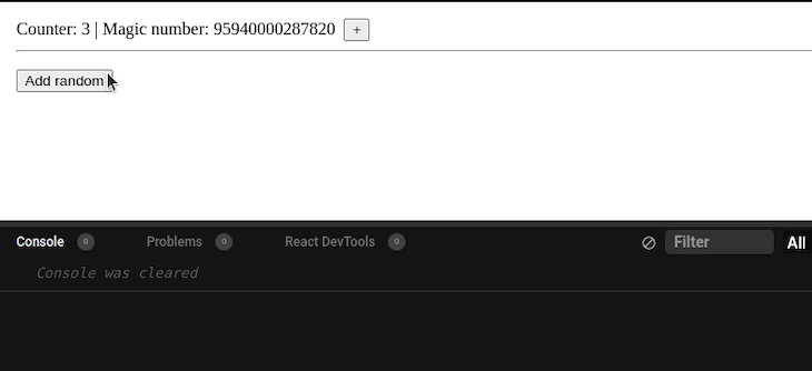 Example of Clicking the “Add Random” Button 