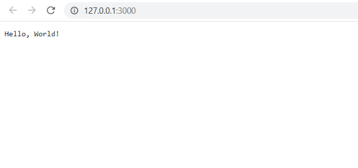 Hello World Output
