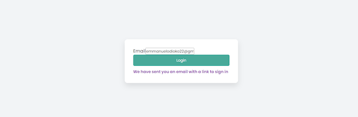 Email Link Authentication Enter Email