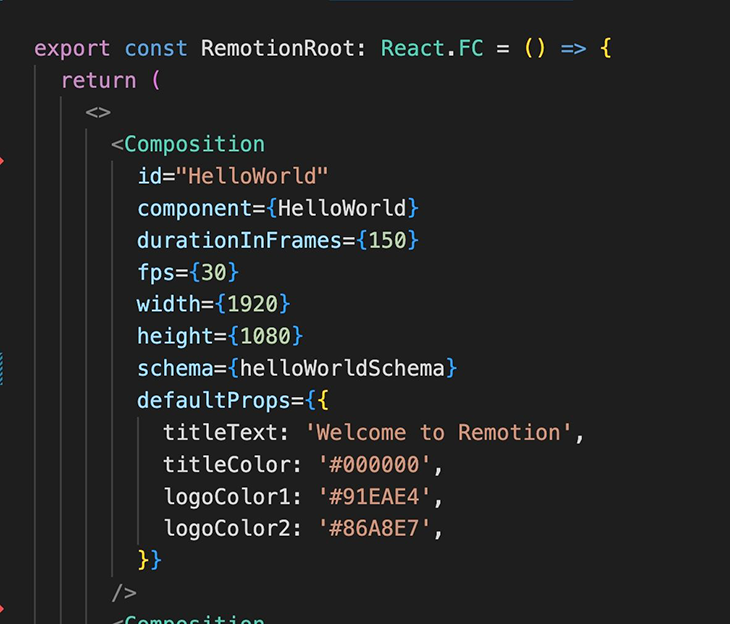 The root file with our component prop