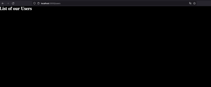 Page Preview Of User List