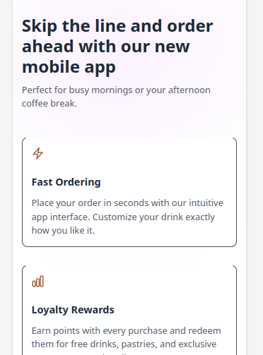 responsive float ui design